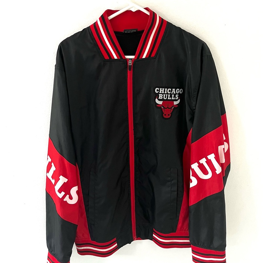 NBA Chicago Bull Full Zip Lightweight Jacket, Size: XL